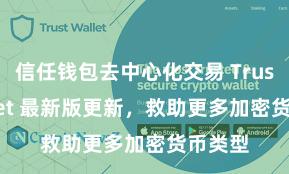 信任钱包去中心化交易 Trust Wallet 最新版更新，救助更多加密货币类型